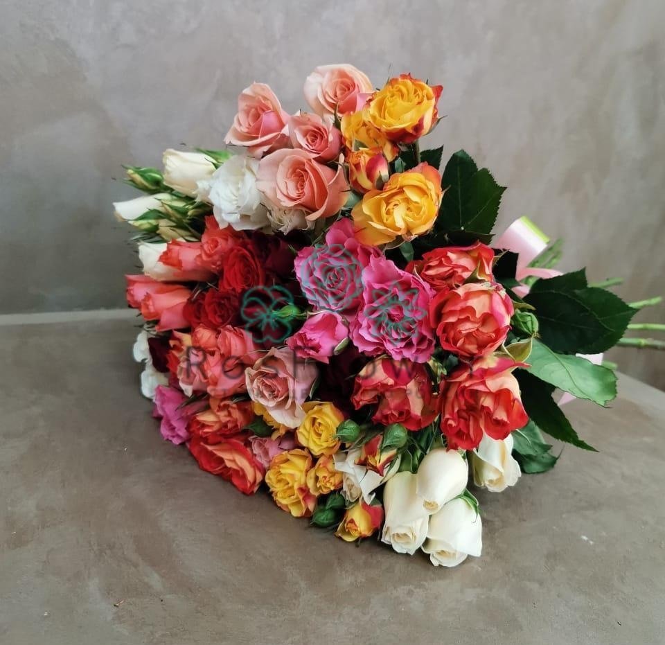 Букет цветов из: Розы в Верхнебаканский