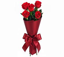 Букет 5 Красных роз Эдлесс Лав в Верхнебаканский