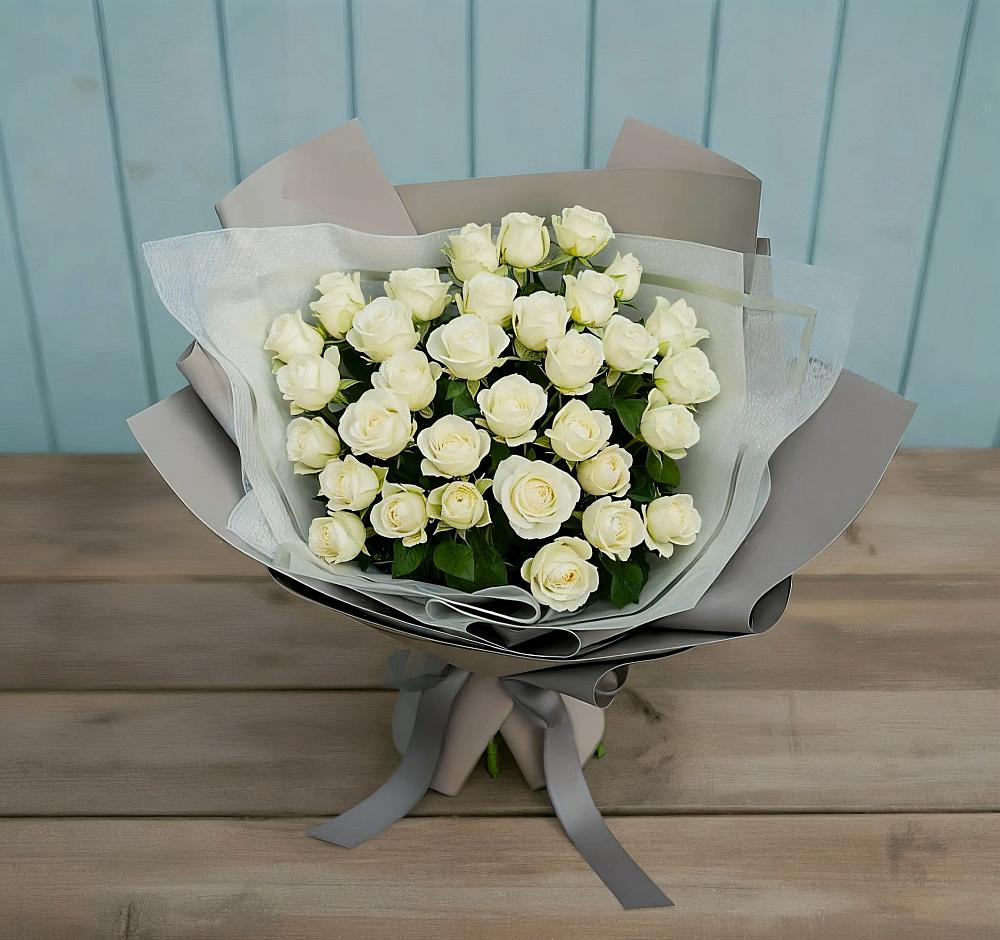 Букет Белоснежная нежность в Верхнебаканский