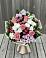 Букет цветов из: Альстромерии, Гвоздики, Розы и Хризантемы в Верхнебаканский