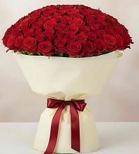 Букет 101 Красная роза Милано в Верхнебаканский