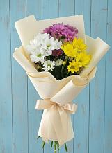 Букет цветов из:  Хризантемы в Верхнебаканский