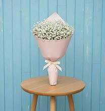 Букет цветов из:  Гипсофила в Верхнебаканский