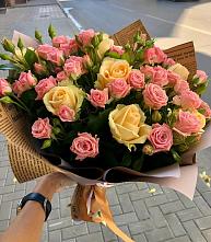 Букет цветов из:  Розы #REPLACE_PRED# Верхнебаканский