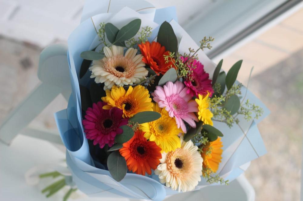 Букет цветов из: Герберы в Верхнебаканский