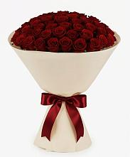 Букет 101 Бордовая роза Блэк Бакарра в Верхнебаканский