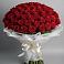 Букет 101 Красная роза Блэк Мэджик в Верхнебаканский