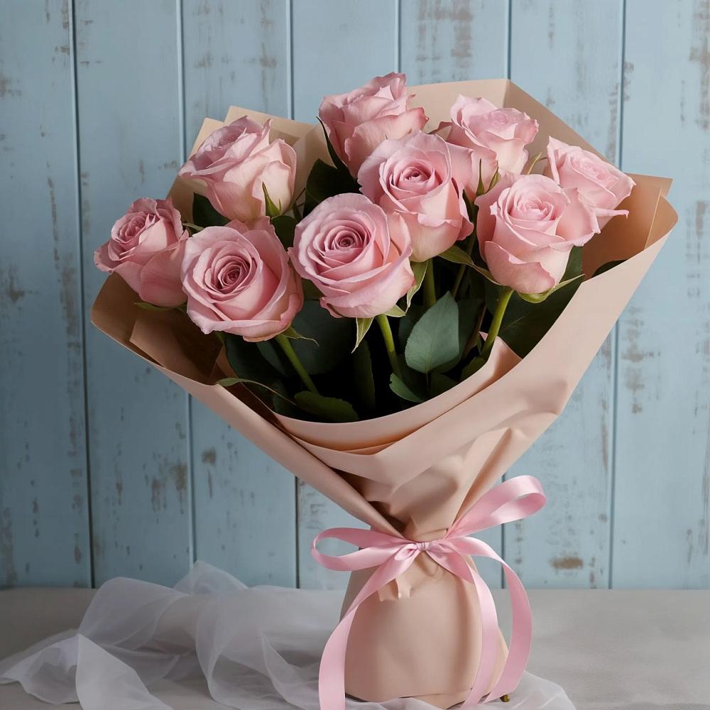 Букет цветов из: Розы в Верхнебаканский