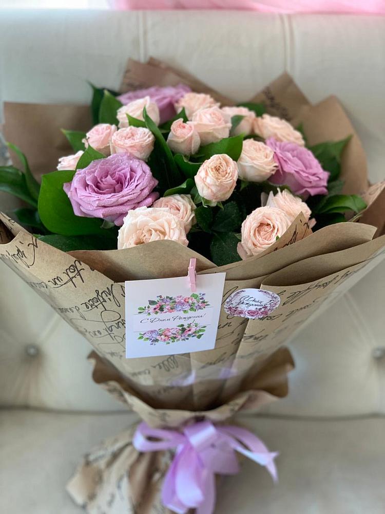 Букет цветов из: Розы в Верхнебаканский