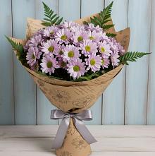 Букет цветов из:  Хризантемы в Верхнебаканский