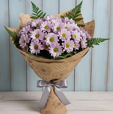 Букет цветов из:  Хризантемы в Верхнебаканский