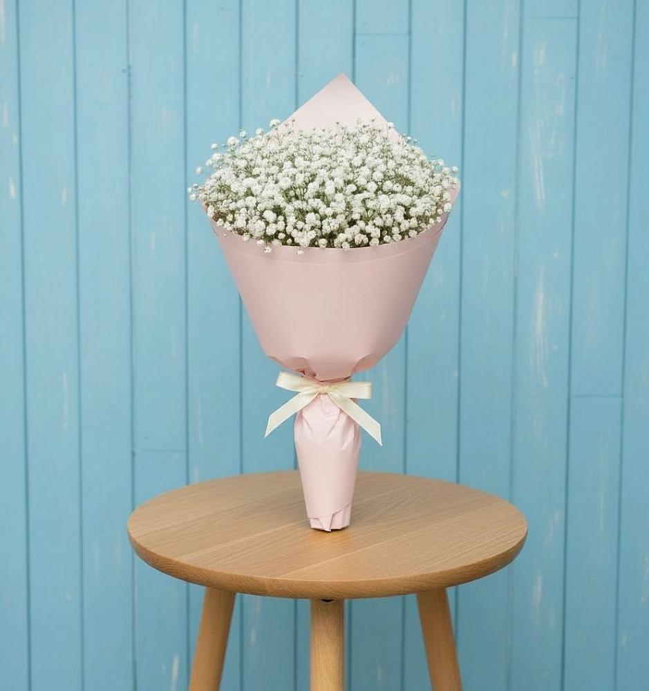 Букет цветов из: Гипсофила в Верхнебаканский