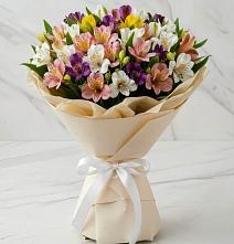 Букет цветов из:  Альстромерии #REPLACE_PRED# Верхнебаканский