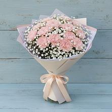 Букет цветов из:  Гвоздики в Верхнебаканский