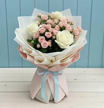 Букет цветов из:  Розы в Верхнебаканский
