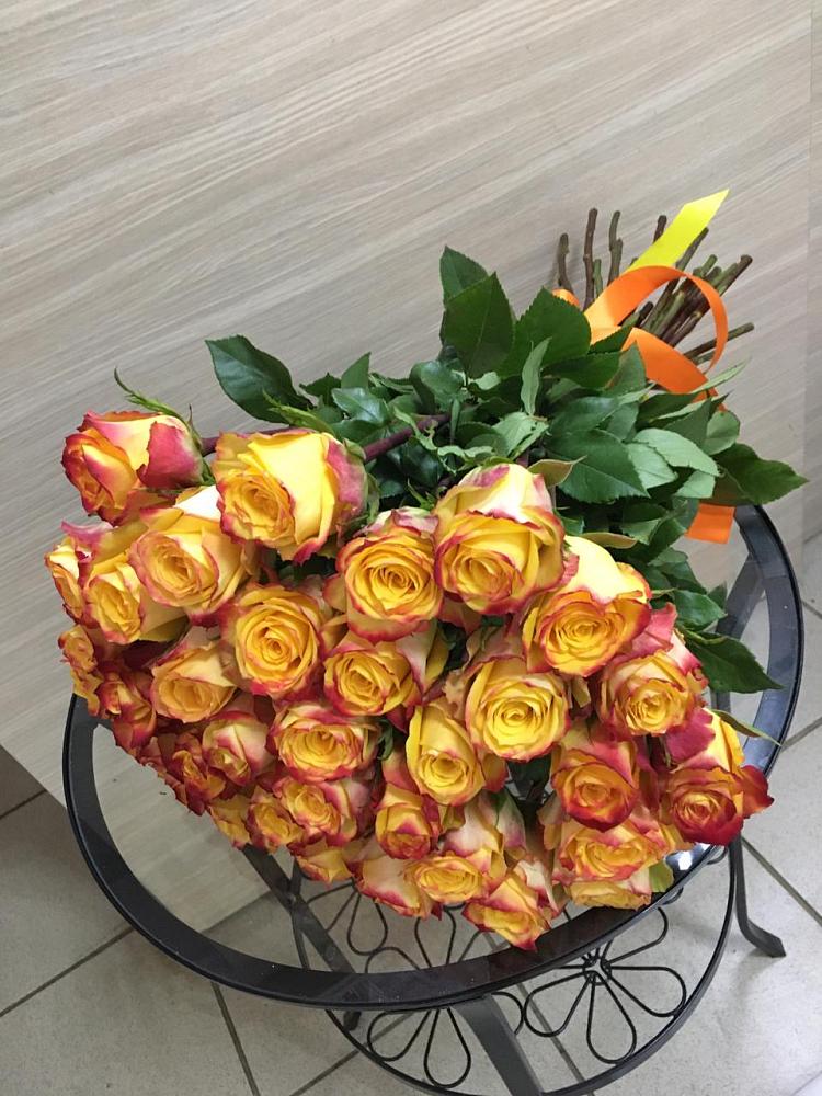 Букет Желтые розы в Верхнебаканский