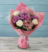 Букет цветов из:  Герберы в Верхнебаканский