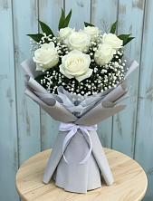 Букет цветов из:  Розы в Верхнебаканский