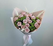 Букет цветов из:  Розы и Хризантемы в Верхнебаканский