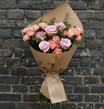 Букет цветов из:  Розы в Верхнебаканский