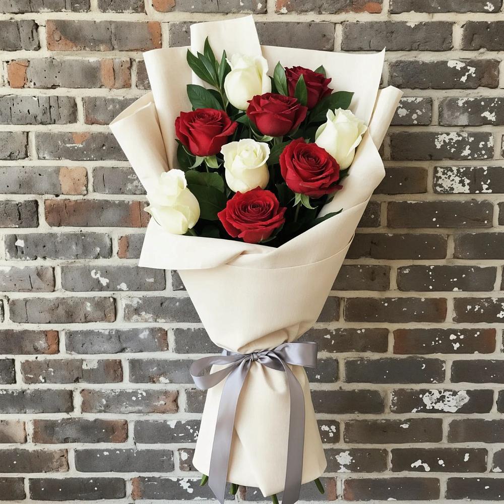 Букет цветов из: Розы в Верхнебаканский