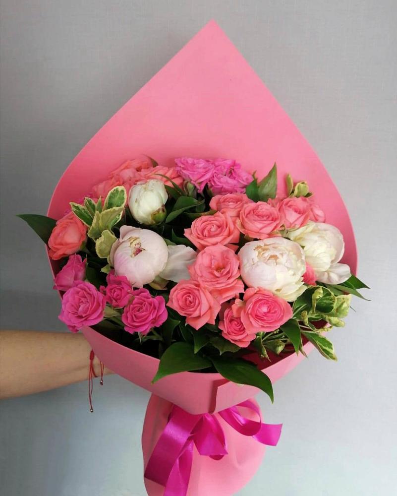 Букет цветов из: Розы в Верхнебаканский