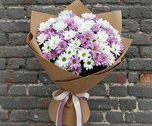 Букет цветов из:  Хризантемы #REPLACE_PRED# Верхнебаканский