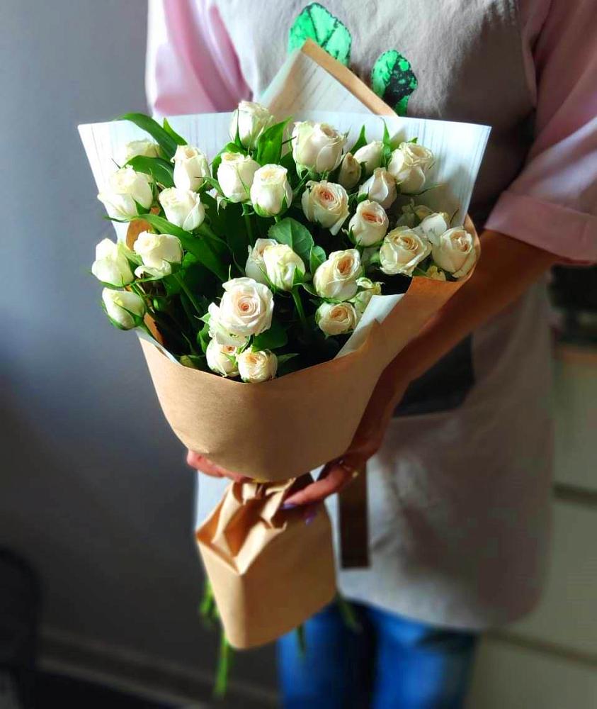 Букет цветов из: Розы в Верхнебаканский