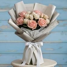 Букет цветов из:  Розы в Верхнебаканский