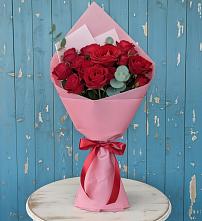 Букет цветов из:  Розы в Верхнебаканский