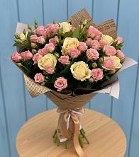 Букет цветов из:  Розы в Верхнебаканский