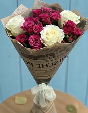 Букет цветов из:  Розы в Верхнебаканский