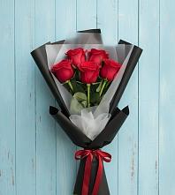 Букет цветов из:  Розы в Верхнебаканский