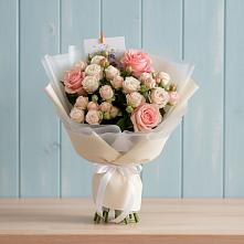Букет цветов из:  Розы в Верхнебаканский