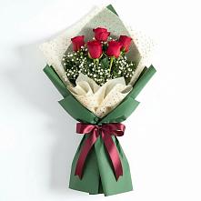 Букет цветов из:  Розы в Верхнебаканский