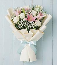 Букет цветов из:  Лилии в Верхнебаканский