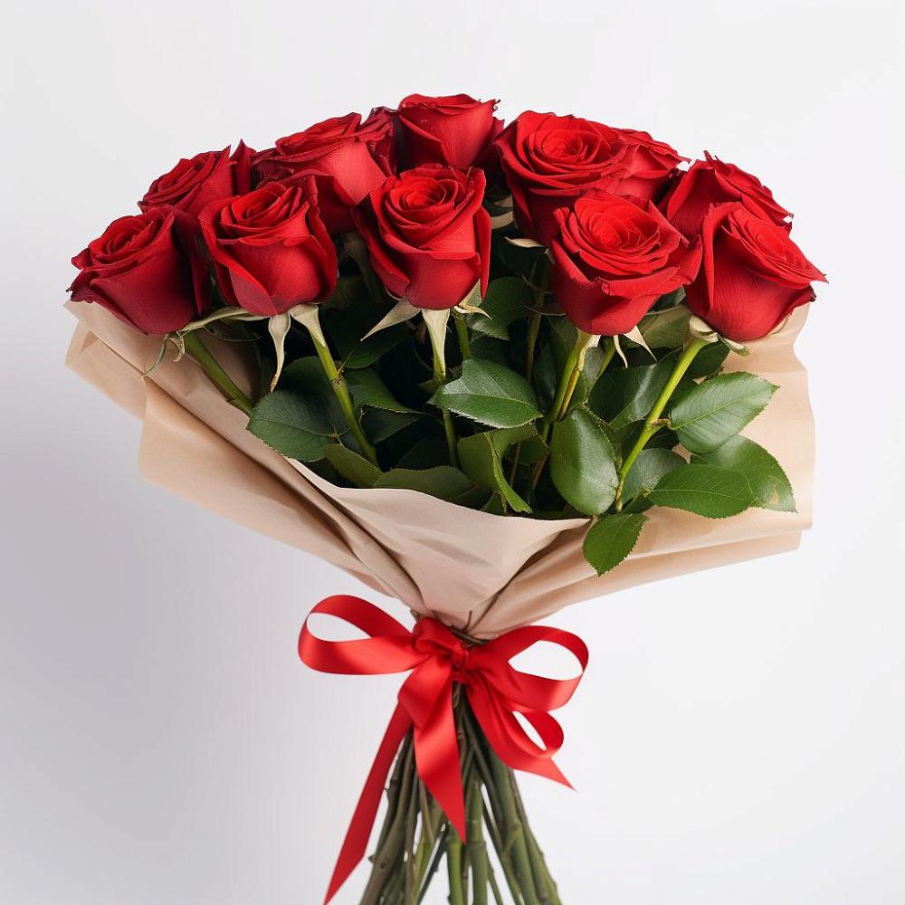 Букет 11 Красных роз Эдлесс Лав в Верхнебаканский