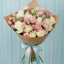Букет цветов из:  Розы в Верхнебаканский